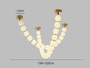 Axyaa Pearl Necklace Pendant Light Exhibition Hall Coffee Shop Bar Duplex Staircase