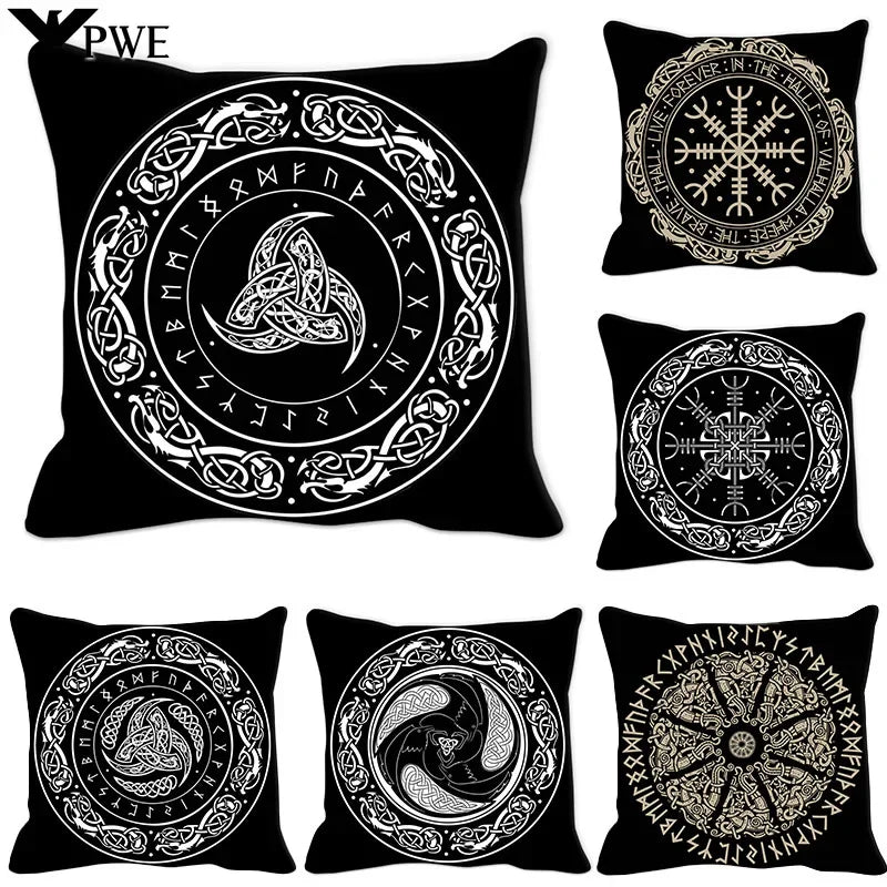 Geometric Cushion Cover Pillowcase for Home Decor by Axyaa