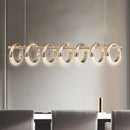 Axyaa Modern Minimalist Acrylic LED Pendant Lights for Dining Room and Bar