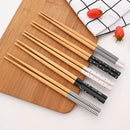 Axyaa Bamboo Chopsticks Set for Healthy Dining and Gift Giving