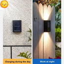 Axyaa Solar LED Outdoor Light Sensor Streetlights Waterproof Solar Wall Light
