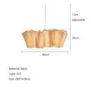Axyaa Woven Chandelier - Japanese Style Dining Room Pendant Lamp