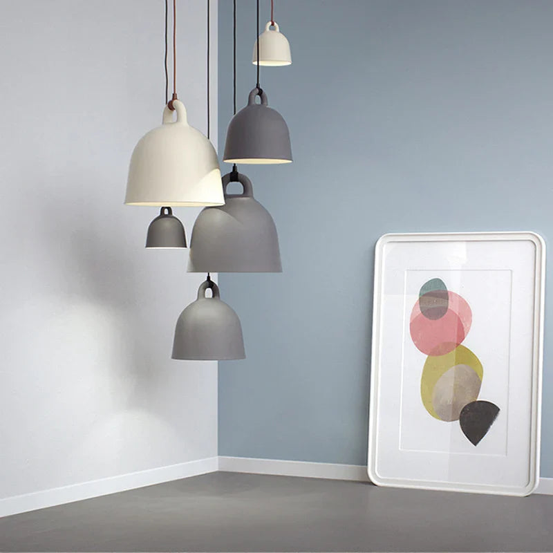 Axyaa Nordic Minimalist Pot Lid Chandelier Pendant Lights for Dining Room and Bedroom