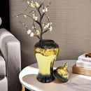 Axyaa European Style Ceramic Vase - 45cm Large Handcrafted Foyer Decoration & Storage Jar
