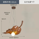 Axyaa Retro Leaf Wood Pendant Light for Commercial Decor, Bar, Restaurant, Hotel, Shop