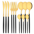 Axyaa Mirror Silver Stainless Steel Cutlery Set - 12Pcs Western Dinnerware Kitchen Utensils