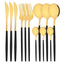 Axyaa Mirror Silver Stainless Steel Cutlery Set - 12Pcs Western Dinnerware Kitchen Utensils