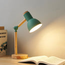 Axyaa Nordic Wooden Art LED Desk Lamp