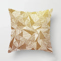 Axyaa Pink Geometric Print Decor Pillow Cover for Modern Luxury Home