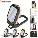 Axya COB LED Work Light USB Rechargeable Flashlight