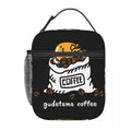 Axyaa Gudetama Cartoon Eggs Insulated Lunch Bag Eco-Friendly Thermal Cooler