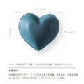 Axyaa Love Heart Ceramic Plate Breakfast Bowl Set Kitchenware