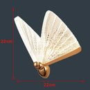 Axyaa Butterfly LED Wall Lamp Acrylic Sconces for Bedroom Home Decoration