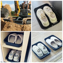 Axyaa Car Shoe Organizer Tray | Space Saving Under Seat Shoe Rack