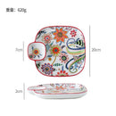 Axyaa Dumpling Plate Set: Dumplings with Vinegar Plate, French Fries, Breakfast & Butterfly Plate