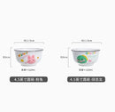 Axyaa Kids Rabbit Ceramic Rice Bowl - High Temp Resistant & Creative Cartoon Design