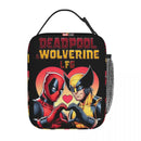 Axyaa Insulated Lunch Bag Cooler for Travel - Deadpool & Wolverine Theme