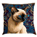 Axyaa Nordic Peacock Oil Painting Cushion Cover for Stylish Home Decor