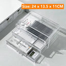 Axyaa Desk Organizer: Pen Pencil Holder with Drawer, Multi-functional Stationery Storage Box
