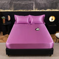 Axyaa Waterproof Mattress Cover, Machine Washable Solid Color Mattress Protector