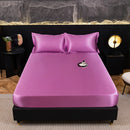 Axyaa Waterproof Mattress Cover, Machine Washable Solid Color Mattress Protector