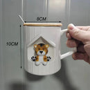 Axyaa Cartoon Ceramics Mug: Cute Coffee Milk Tea Cup Drinkware Gift
