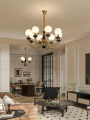 Axyaa Nordic Cream Chandelier for Bedroom Living Room Dining Room