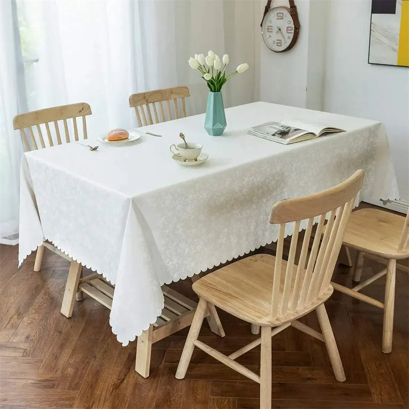 Axyaa Waterproof Nordic Tablecloth for Wedding Decor & Dining Table