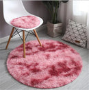 Axyaa 100/120cm Fluffy Round Shaggy Rug for Living Room, Bedroom, Kids' Room