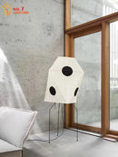 Axyaa Noguchi Akari Rice Paper Floor Lamp LED E27 Japanese Wabi Sabi Vintage Stand