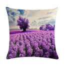Axyaa Lavender Linen Throw Pillow 45*45cm