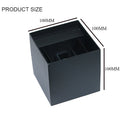 Axyaa Outdoor/Indoor Aluminum Cube LED Wall Lamp Waterproof IP65 Surface Mounted
