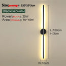 Axyaa Double Head Minimalist Line Wall Lamp for Bedroom TV Background Corridor
