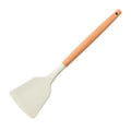 Axyaa Silicone Wooden Handle Kitchen Utensils Set