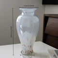 Axyaa Glass Vase: Artistic High-End Table Decoration