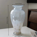 Axyaa Glass Vase: Artistic High-End Table Decoration