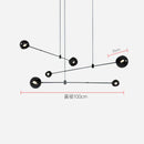 Axyaa Geometric Lines Pendant Light for Living Room & Restaurant