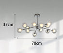 Axyaa Modern Living Room Chandeliers LED Ceiling Lamp Hanging Lights Indoor Lighting