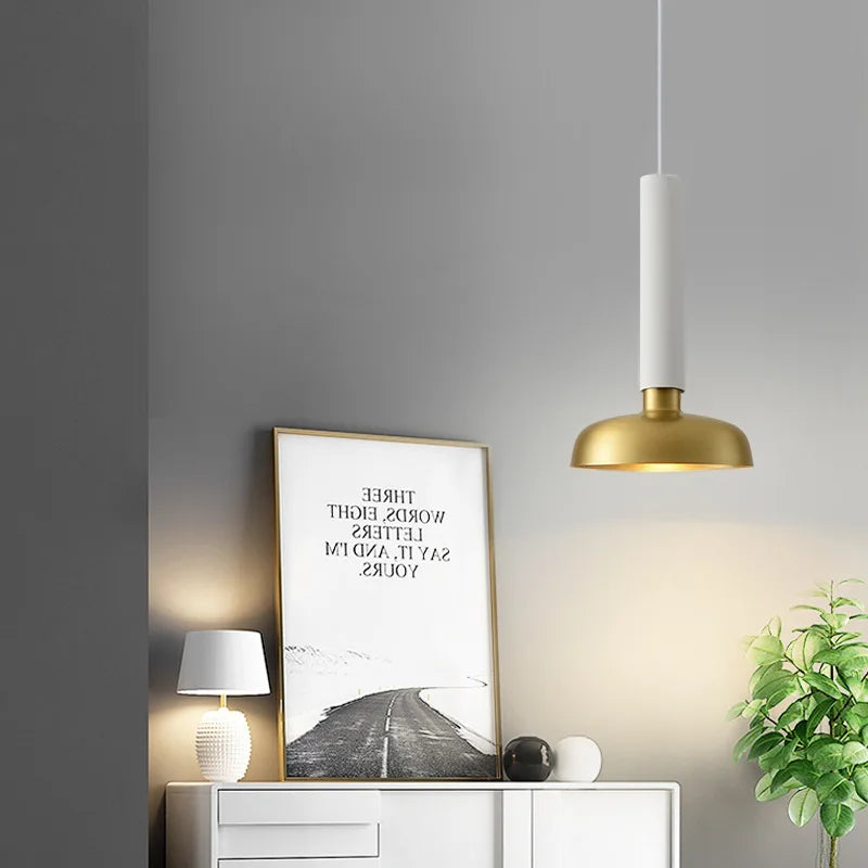 Axya Brass Chandelier Modern Nordic Industrial Pendant Light