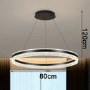 Axyaa Crystal Chandelier Pendant Light for Living Room Bedroom Ceiling Lighting