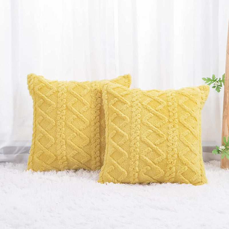 Nordic Geometric Cushion Cover 45x45cm for Couch Sofa - Axyaa Decor Pillowcase