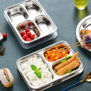 Stainless Steel Kitchen Storage Tray by Axyaa: Organize Dishes & Utensils for School or Company