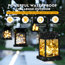 Axyaa Solar Lantern Light: Waterproof LED Hanging Lamp for Outdoor Garden Decor