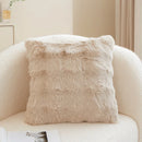 Axyaa Bubble Rabbit Fleece Pillowcase: Cozy Solid-Color Plush Cushion Cover for Autumn/Winter