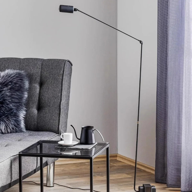Axyaa Black Floor Lamp: Modern Design for Living Room, Bedroom, Office