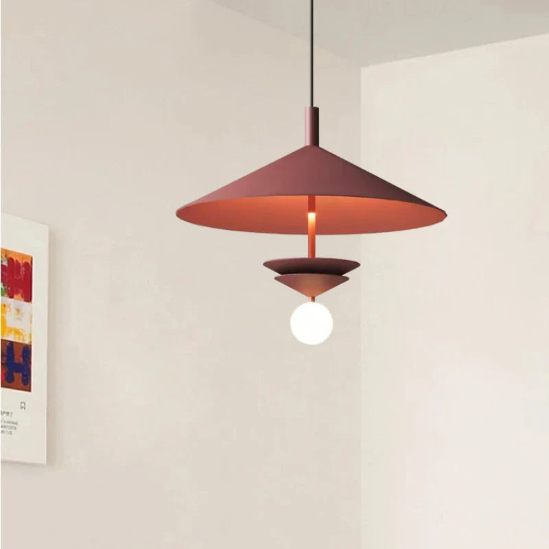 Nordic UFO Pendant Light for Dining Bar Living Room, Axyaa Designer Hanging Lamp