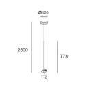 Axyaa LED Wall Lamp - Modern Minimalist Home Office Bedside Sconce
