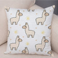 Axyaa Cartoon Animal Cushion Cover: 45*45cm for Living Room, Sofa, Car, Children's Room