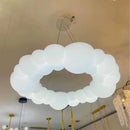 Axyaa Nordic Cloud Cream Ceiling Light Chandelier, Warm Atmosphere for Bedroom & Restaurant