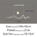 Axyaa Modern Nordic Pendant Lights for Dining Room, Bar Table, and Kitchen